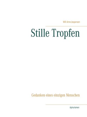 cover image of Stille Tropfen